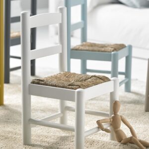 Silla infantil de madera