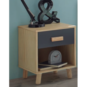 Comprar mesita de madera para dormitorio | Mesita Oslo