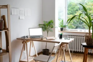 decorar un despacho con mesa
