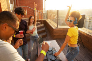 muebles para un rooftop