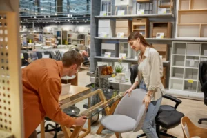 muebles complementarios en tienda de muebles