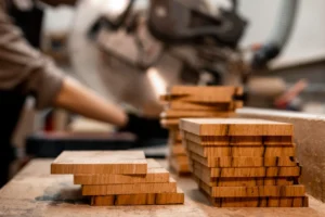 madera maciza contrachapado y MDF